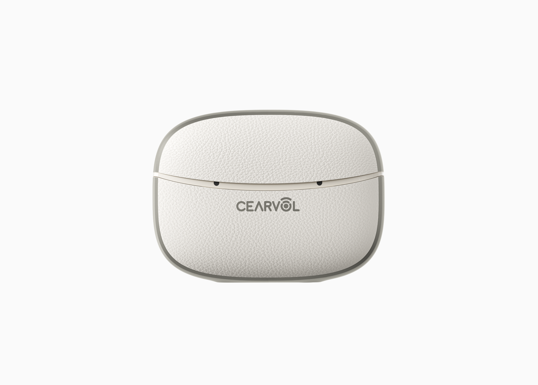 Cearvol集音器の白い充電ケース外観
