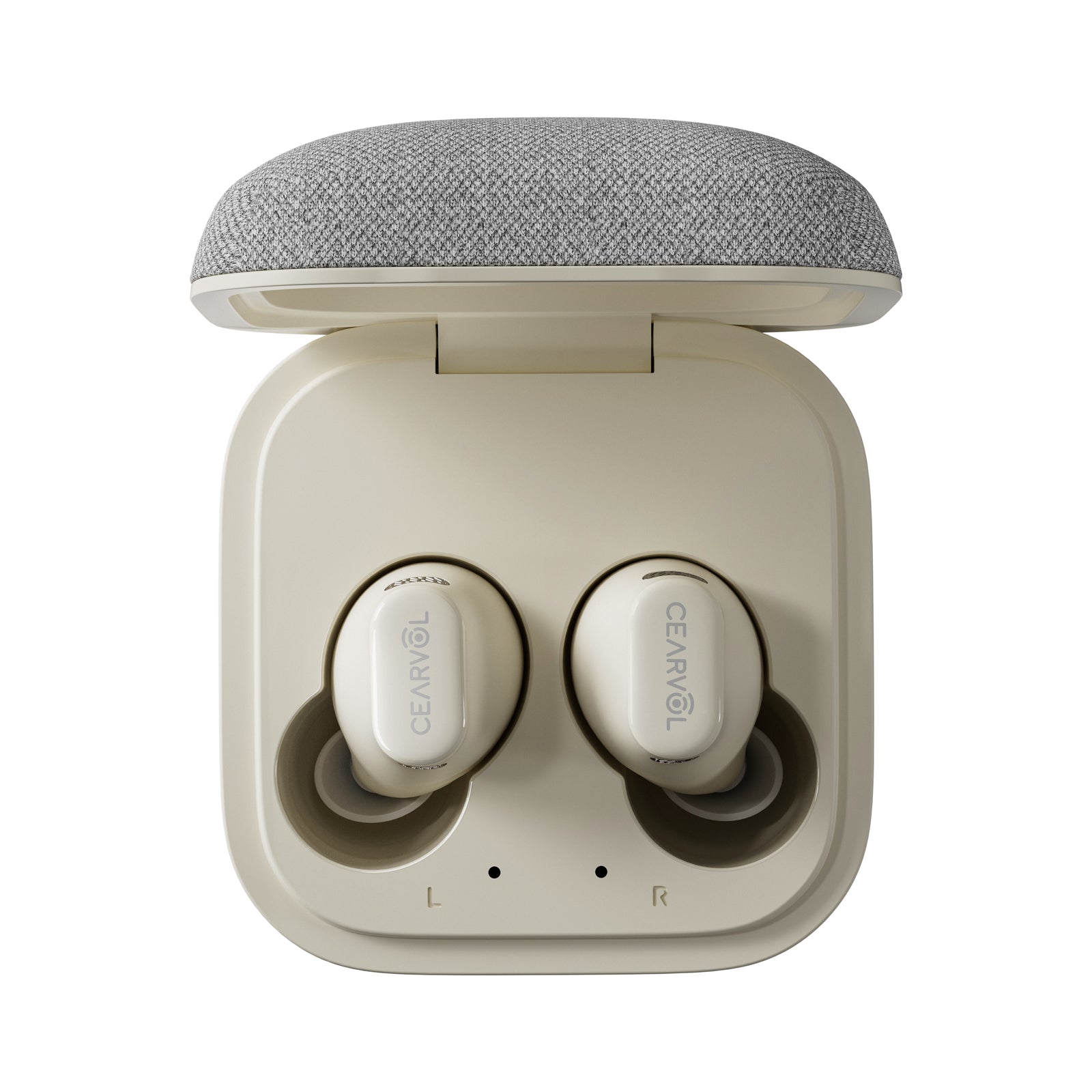 Cearvol Wave Lite AI Hearing Aids with Fabric Case  - Starlight (main)