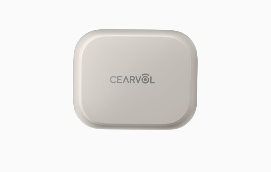 Cearvol Nano 小型集音器（UV除菌・ワンケース操作）ベージュ