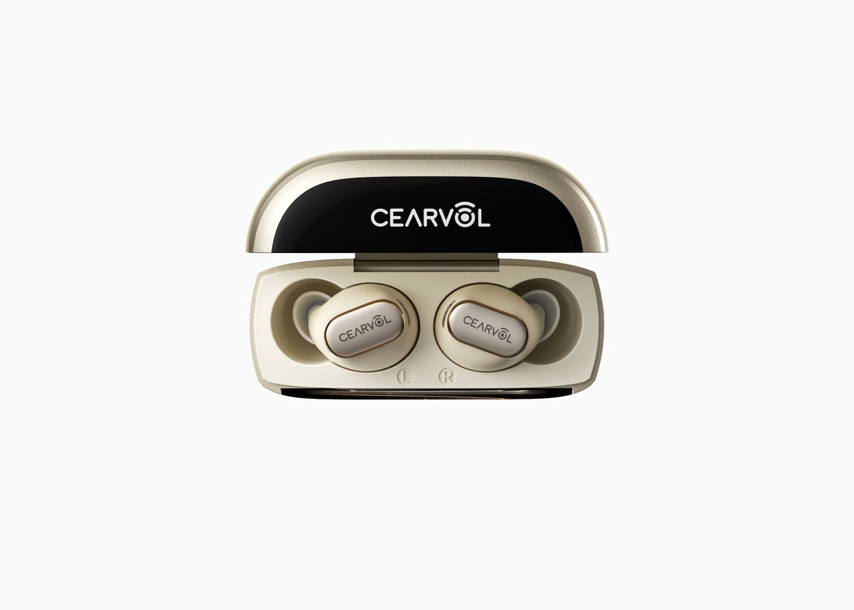 Cearvol Wave タッチスクリーン付きAI 集音器(ベージュー)